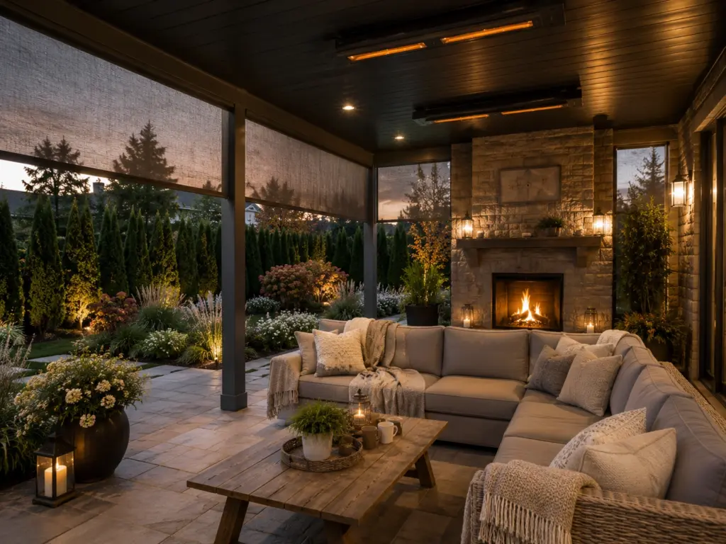 How a Seating Area Can Stay Comfortable All Year