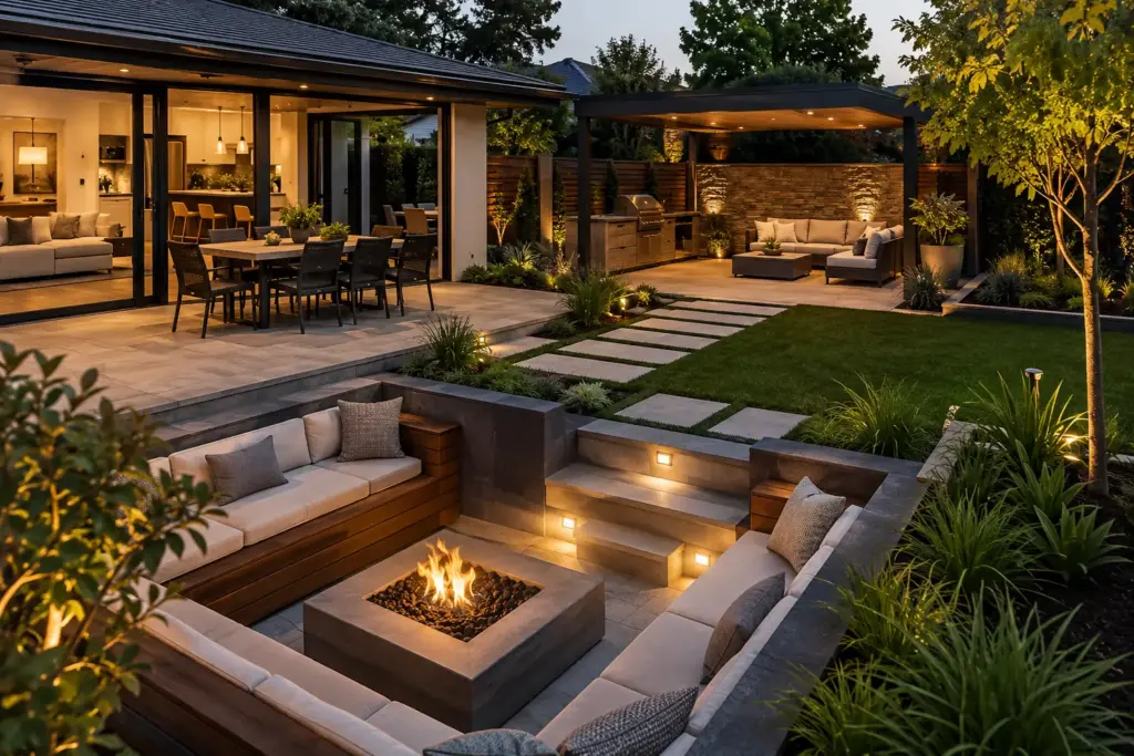 Landscape Design for Connected Outdoor Rooms and Better Outdoor Living